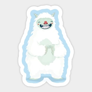 Cute Yeti Monster Sticker